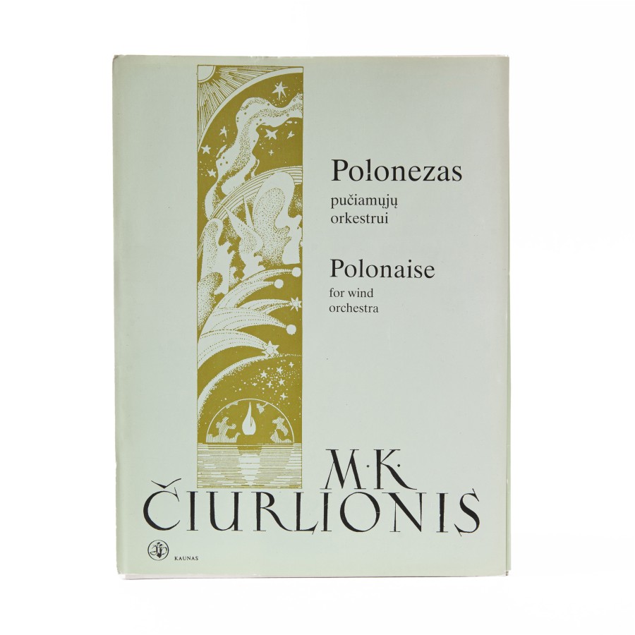 Polonaise for wind orchestra. M. K. Čiurlionis. Notes