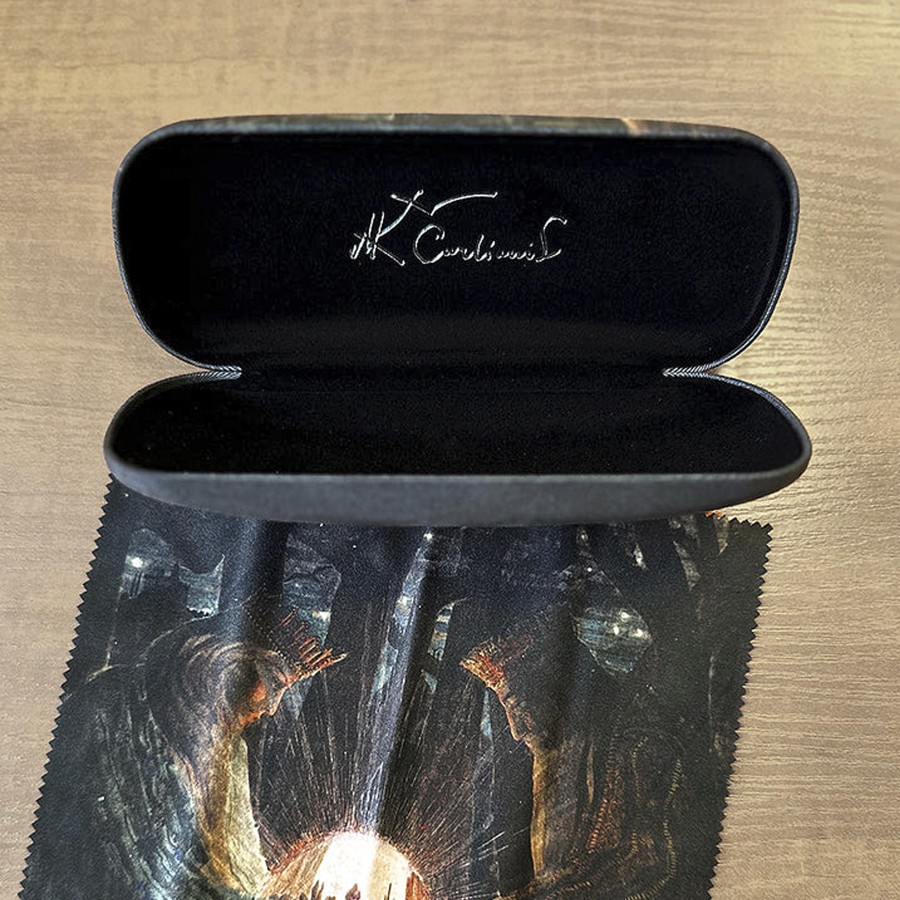Eyeglass cases M. K. Čiurlionis "Fairy Tale of Kings" with  a napkin for glasses