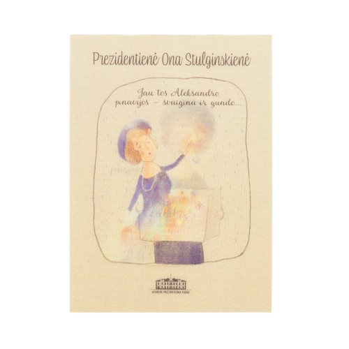 Atvirukas „Prezidentienė Ona Stulginskienė”