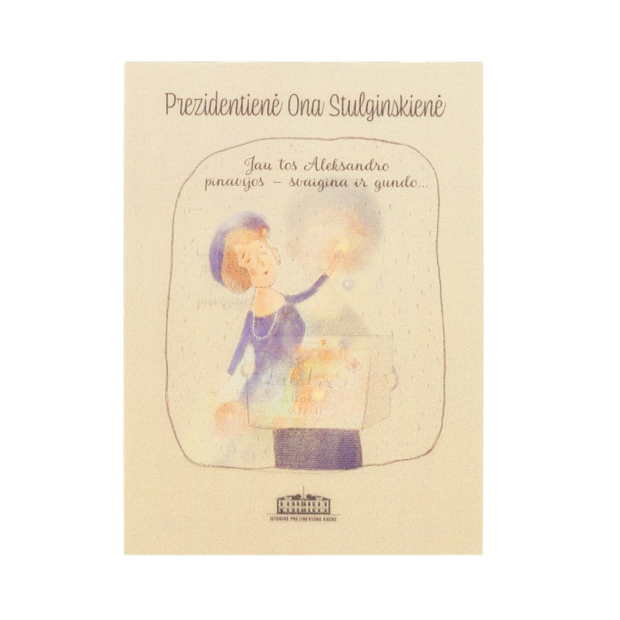 Atvirukas „Prezidentienė Ona Stulginskienė”