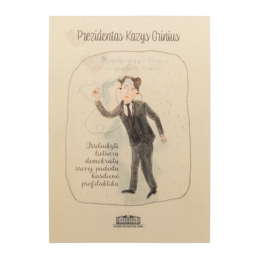 Atvirukas „Prezidentas Kazys Grinius”