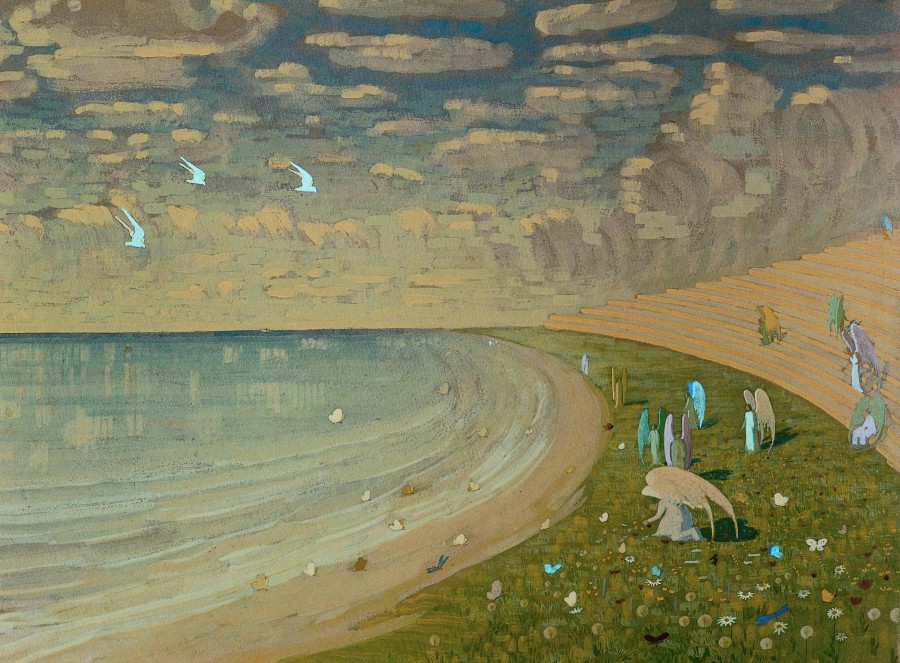 M. K. Čiurlionis. Angels (Paradise). Reproduction