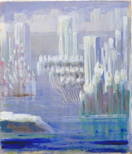M.K.Čiurlionis. Creation of the World, VI from the cycle of 13 paintings. Reproduction