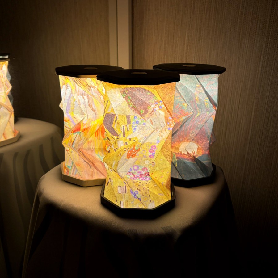 Origami šviestuvas M. K. Čiurlionis „Karalių pasaka“