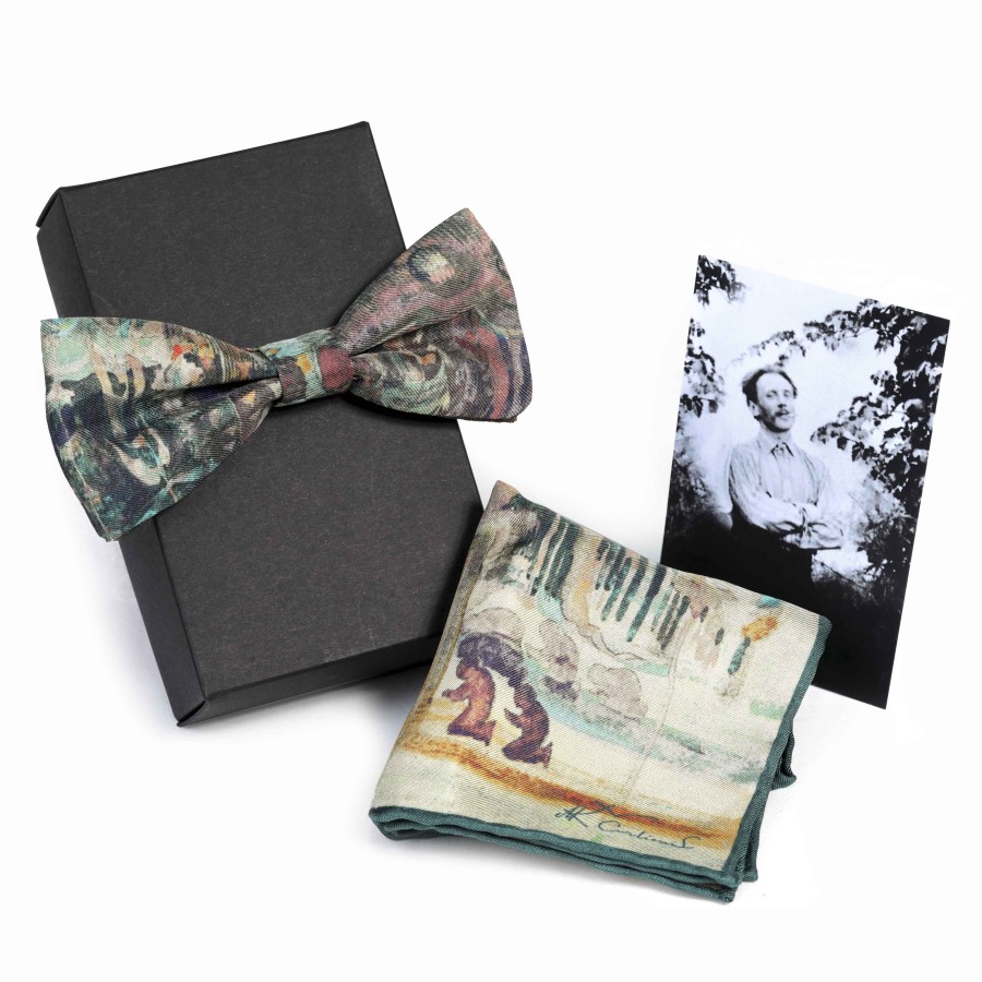 Silk bow tie and fantasy M. K. Čiurlionis "Fantasy"