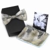 Silk bow tie and fantasy M. K. Čiurlionis "City"