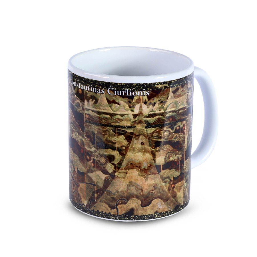 Ceramic mug M.K. Čiurlionis „Sonata of Stars“