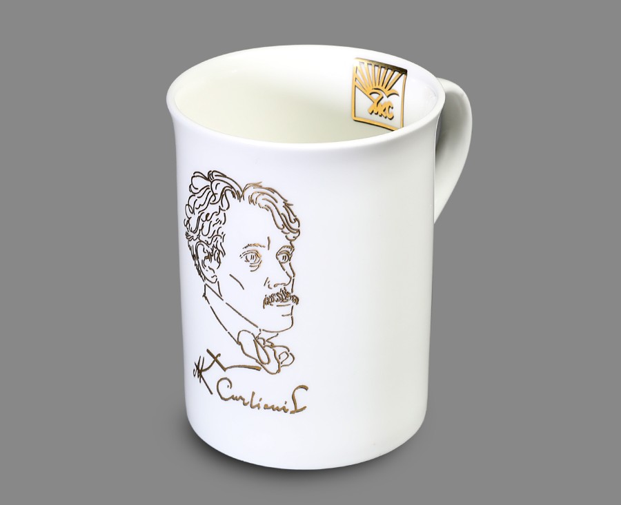 Porcelain mug M.K.Čiurlionis (smaller)