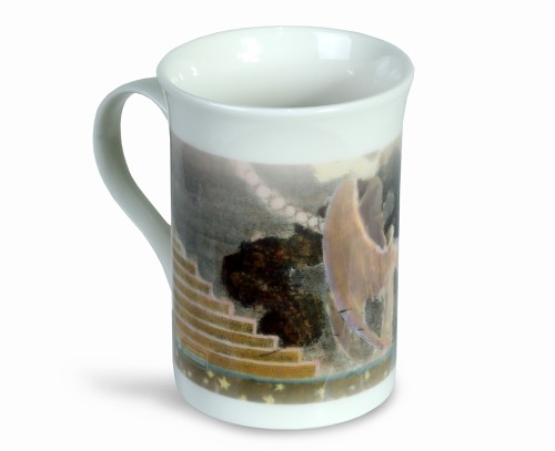 Ceramic mug M.K.Čiurlionis „Offering“