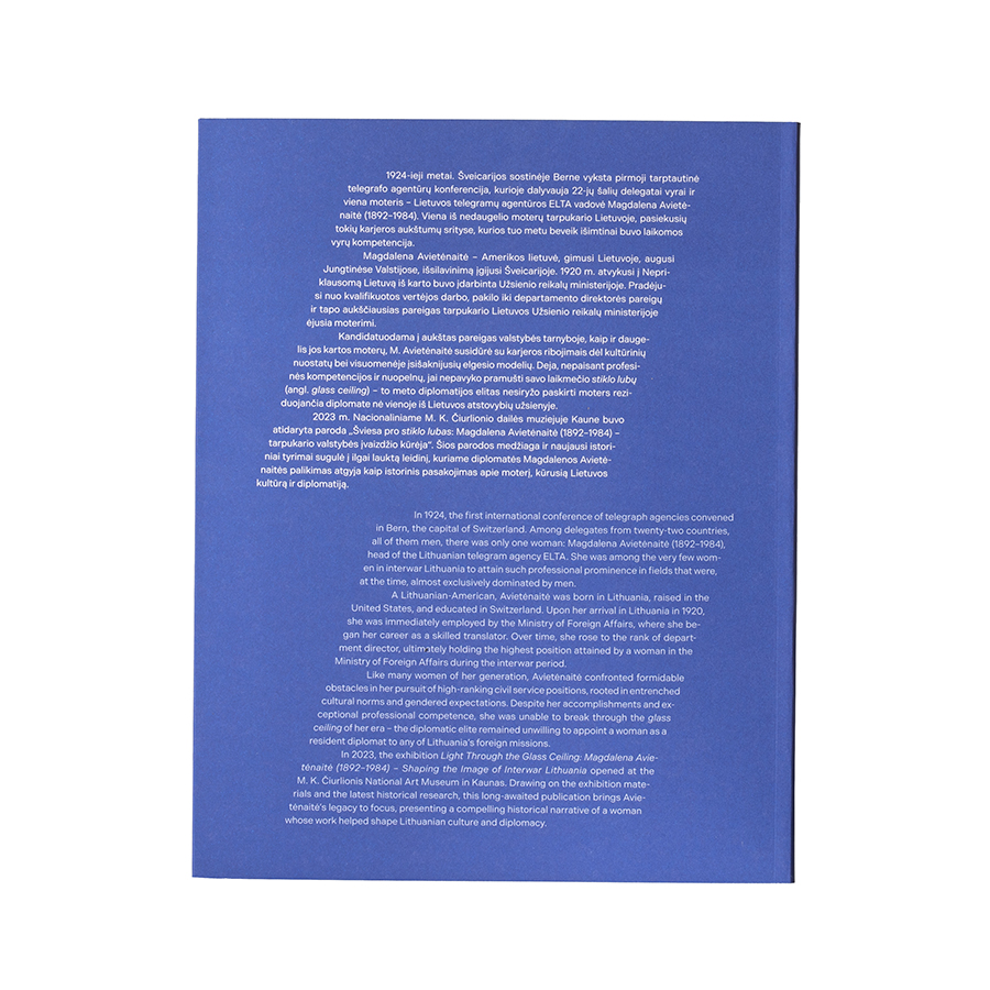 Šviesa pro stiklo lubas. Magdalena Avietėnaitė (1892–1984) – tarpukario valstybės įvaizdžio kūrėja