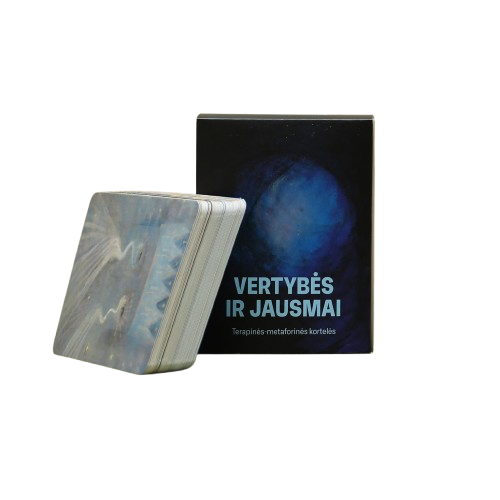 Terapinės kortelės „Vertybės ir jausmai“