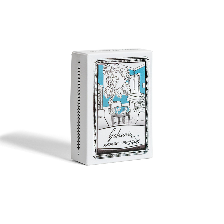 Galaunių namai - muziejus. Kortos