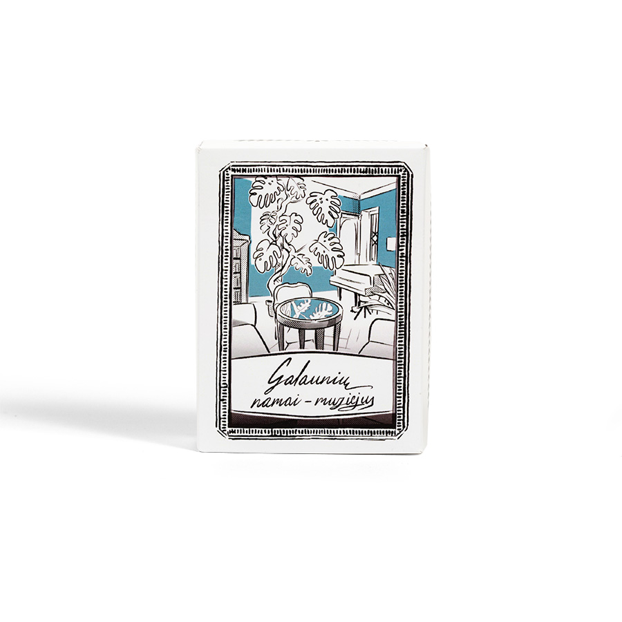 Galaunių namai - muziejus. Kortos