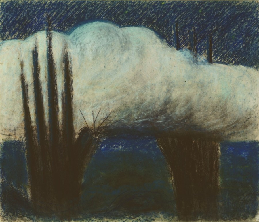 M. K. Čiurlionis. Evening. III from the cycle of 4 paintings “A Day”. Reproduction