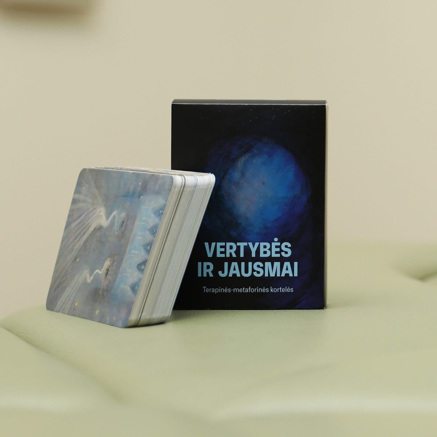 Terapinės kortelės „Vertybės ir jausmai“